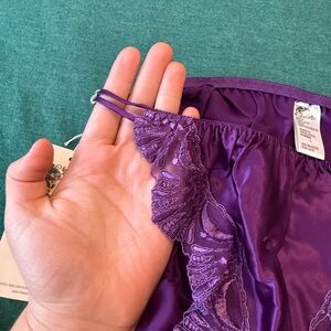 Soo Silks (5 pairs) Lace Silk Panties - size large